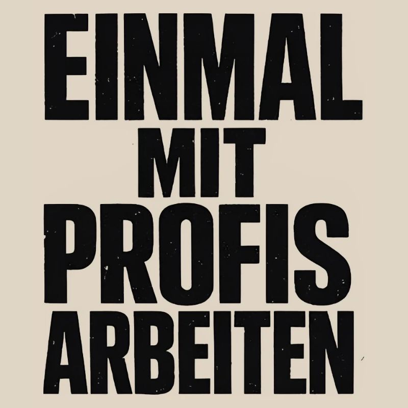 Alter! Katastrophe - einmal mit Profis arbeiten