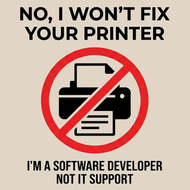 Programmierer: kein IT-Support