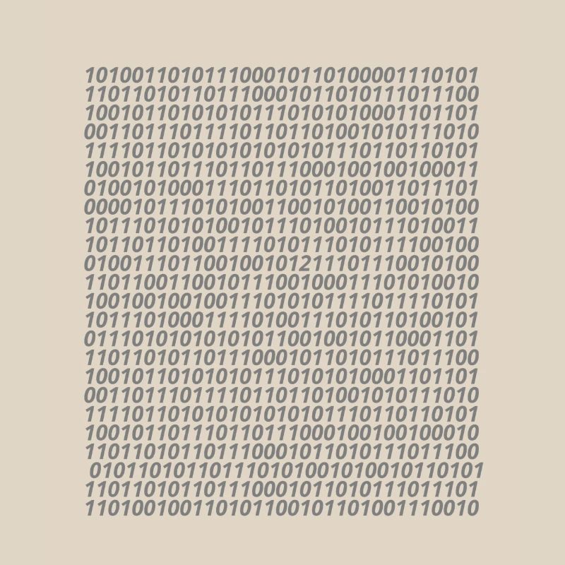 Binary code logo