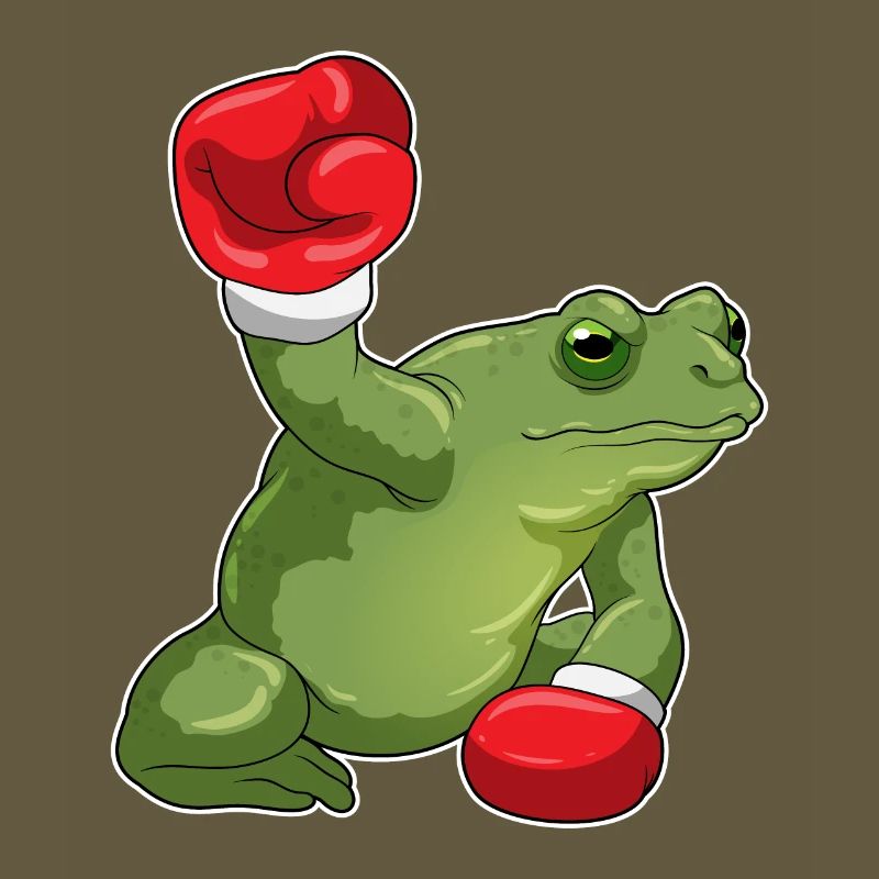 Boxer Grenouille Boxe Gants de Boxe Boxe