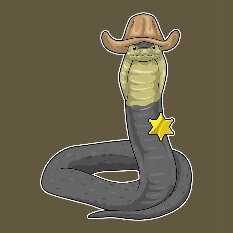 Snake Sheriff Sheriff's Hat