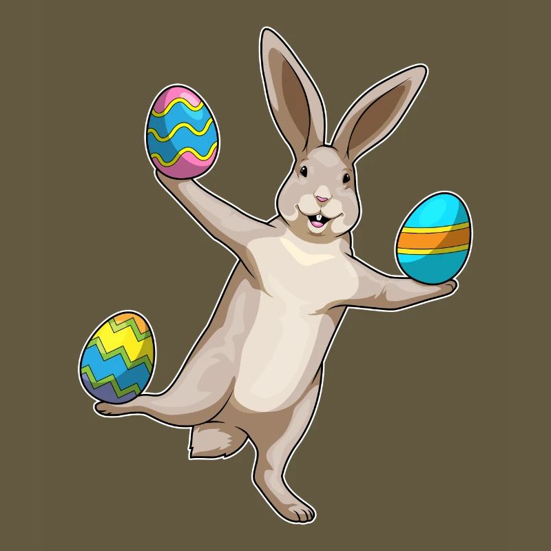 Bunny Easter Dancing