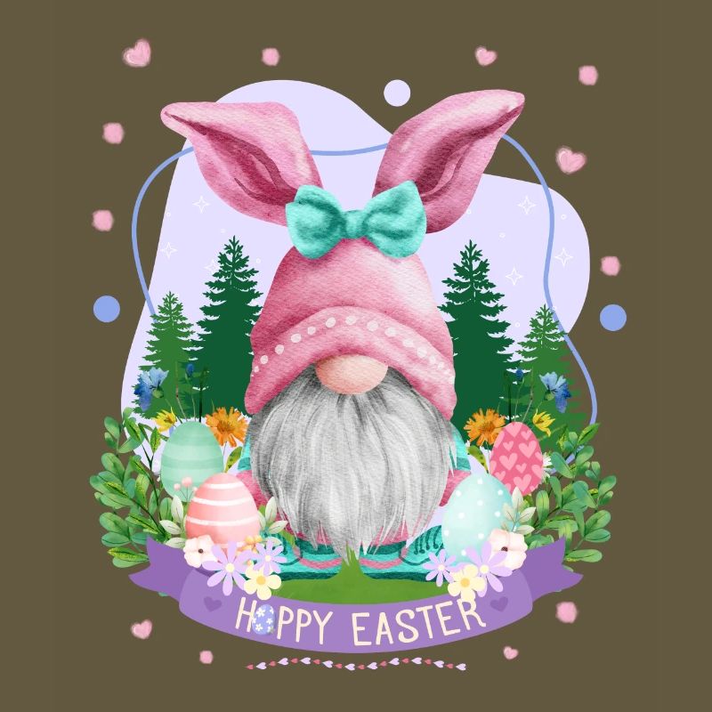 Hoppy Gnome Easter - Easter Gift Idea