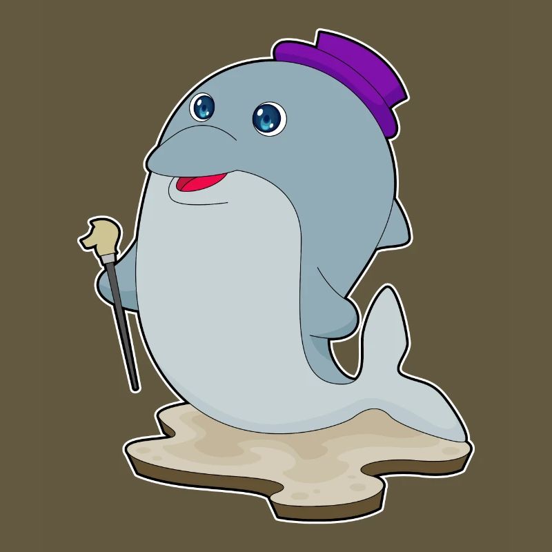Bâton de marche Dolphin Pensioner