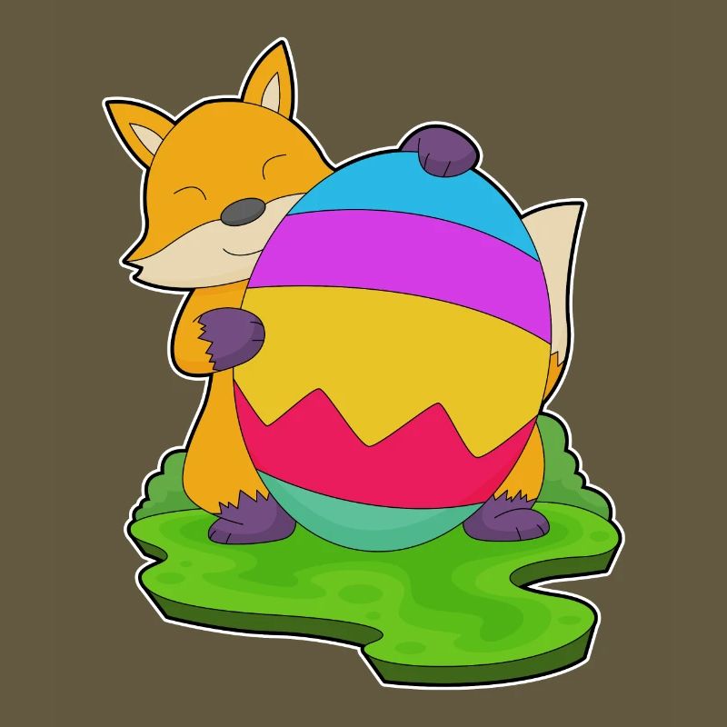 Fox Easter Easter Egg