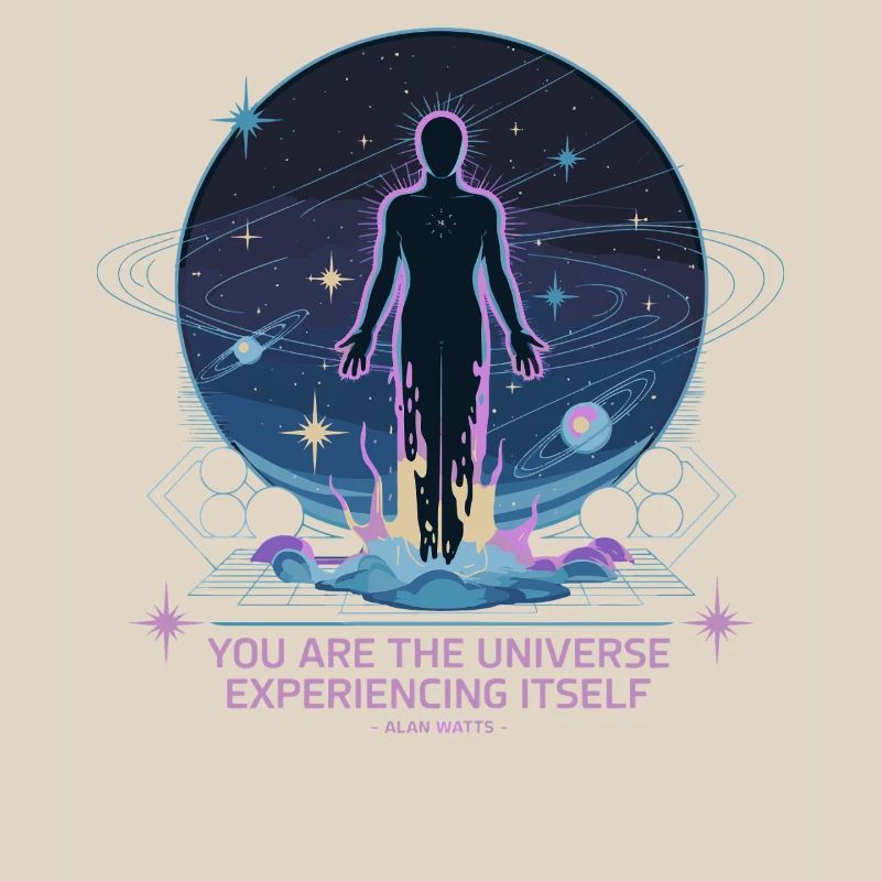 Être céleste | Alan Watts Citation Conception