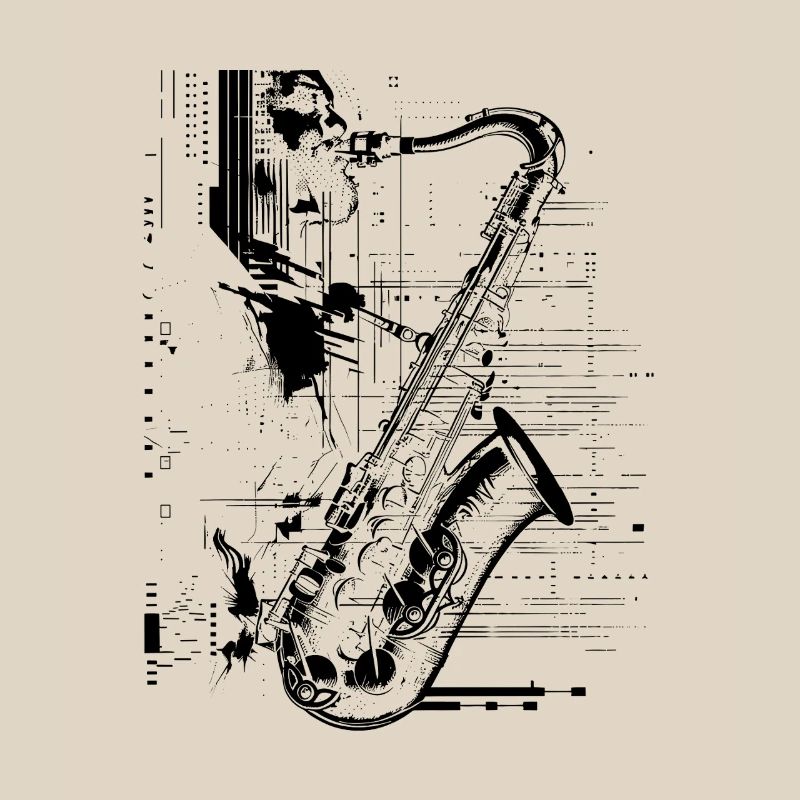Saxophone Player Graphics