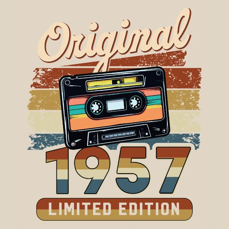 69. Geburtstag 69 Jahre Original 1957 Kassette