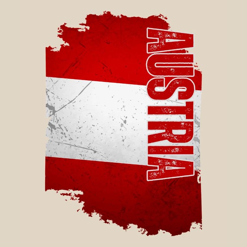 Vertical Austrian flag, Austrian pride