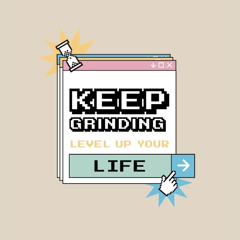 Keep Grinding Design Motivation et Objectifs