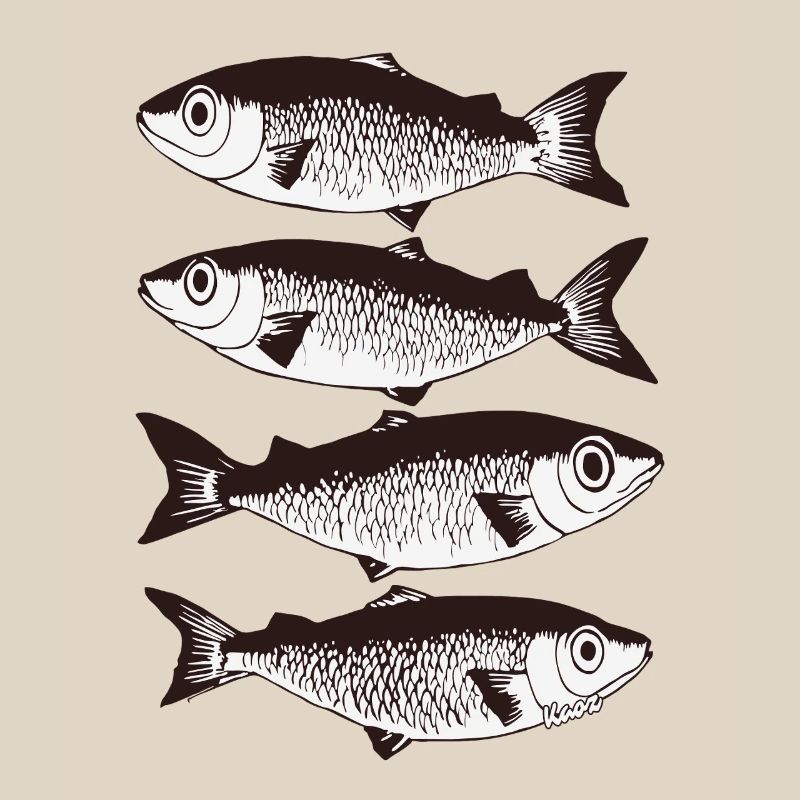 Stylised Fish Pattern 