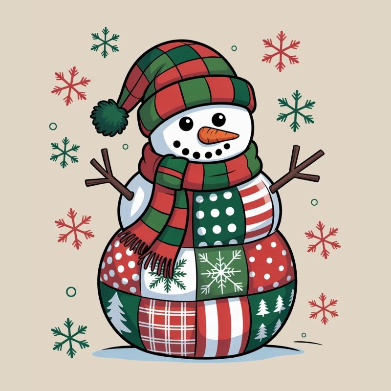 Snowman Patchwork