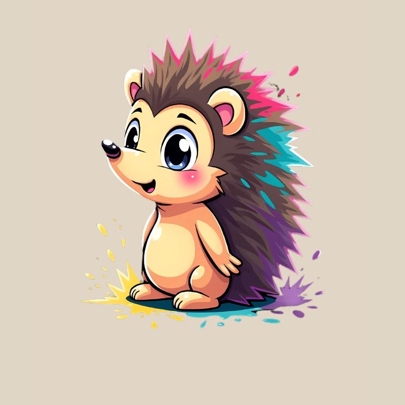 Rainbow spine hedgehog