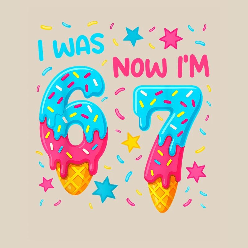 Anniversaire de sept ans 67 J’avais six ans Maintenant j’ai sept ans