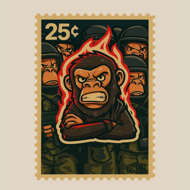 Fire and Monkey Protest