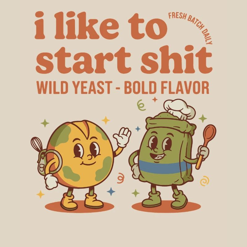 Sourdough Starter Jar Era Bread Baking Baker