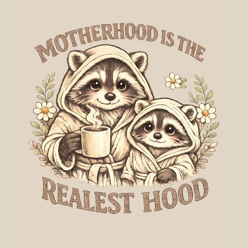 Muttertagsgeschenk, Mutterschaft ist das echtste Hood