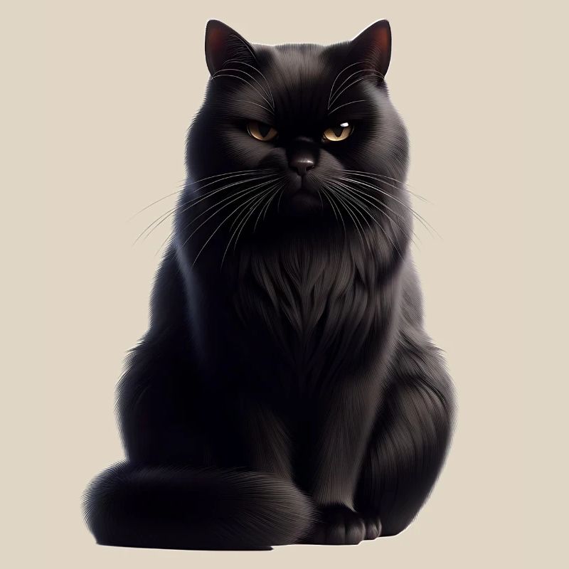 Schwarze Katze