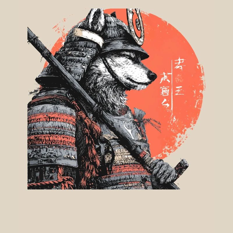 Wolf in Armor samurai 