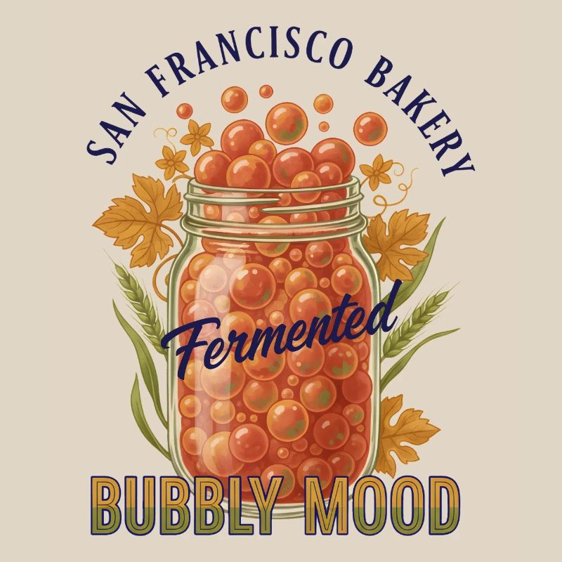 Sourdough Bread Baking Fermented Bubbly Mood