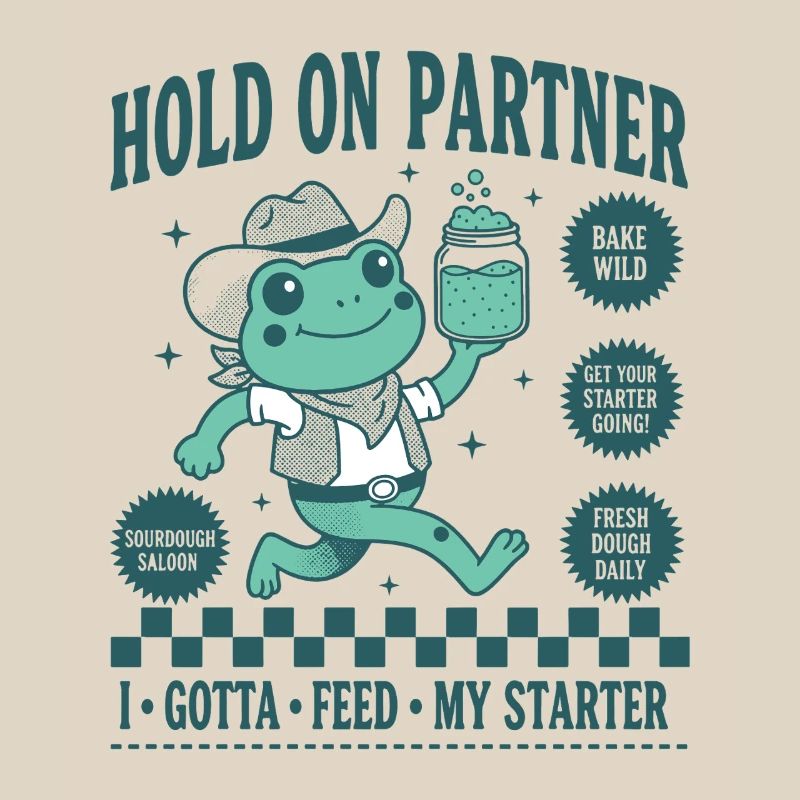 Sourdough Bread Baking Baker Hold On Partner