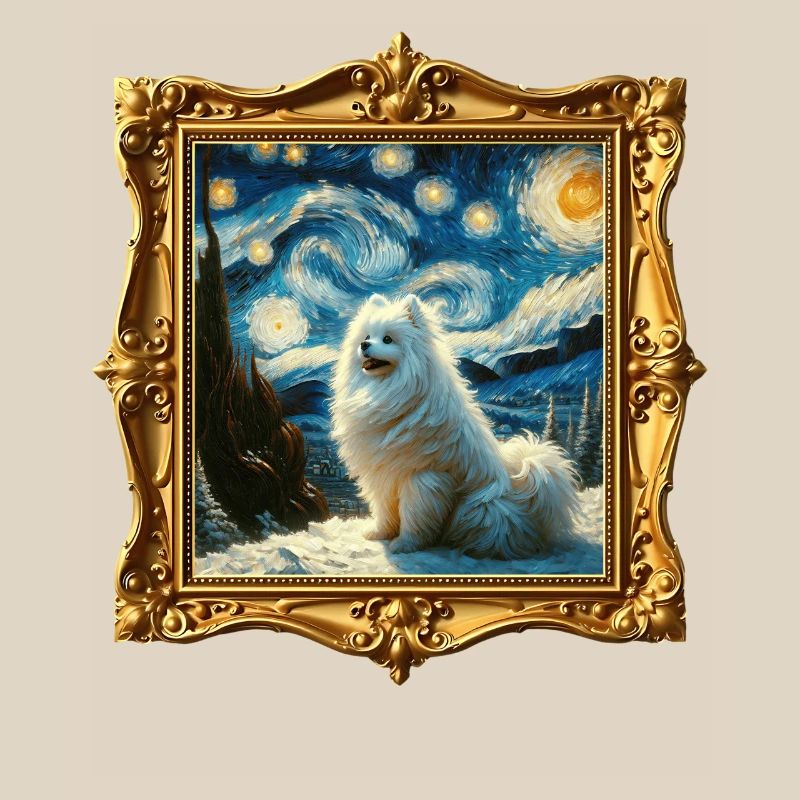 Spitz Zwergspitz Starry Night