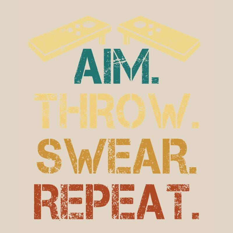Aim Throw Wear Repeat Tee
