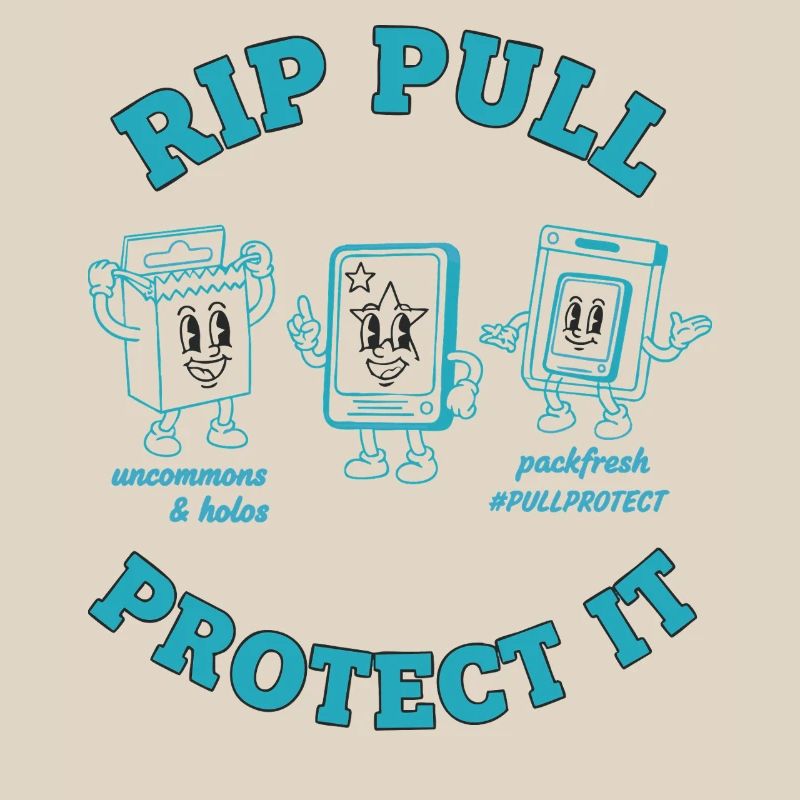 Trading Card Collector Rip Pull Protect It