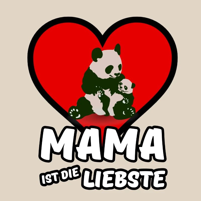 Mama ist die Liebste - Mutter, Muttertag, Geschenk