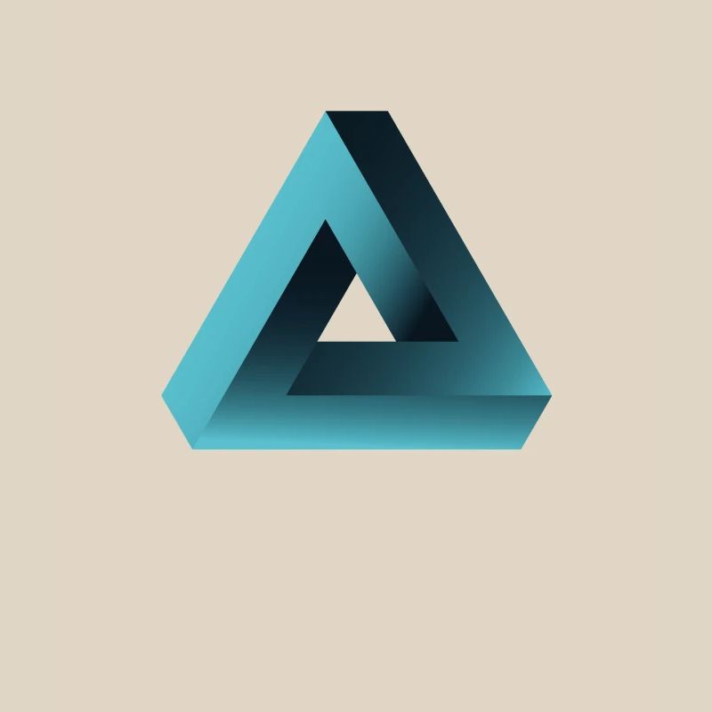 illusion optical illusion triangle nerd geek tri