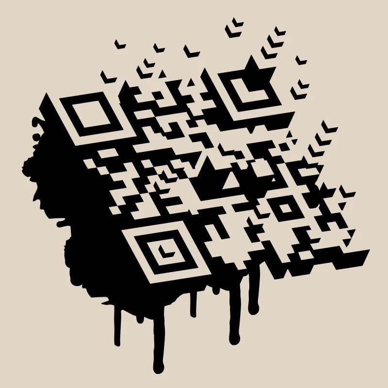 A 3D bar code as a graffiti