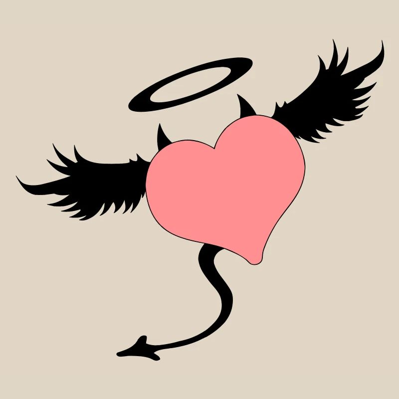angel devil symbol