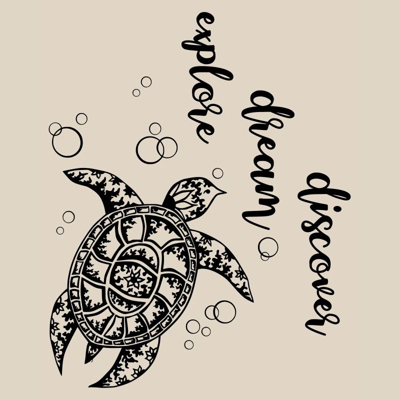 Explore Dream Discover - Turtle