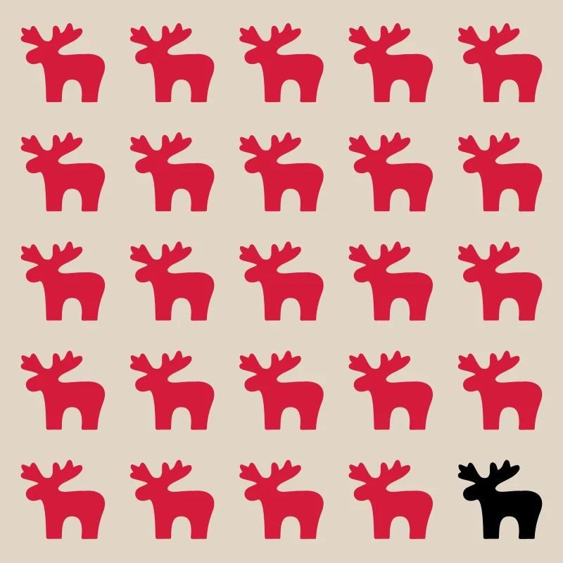 Moose Moose Pattern I Noël