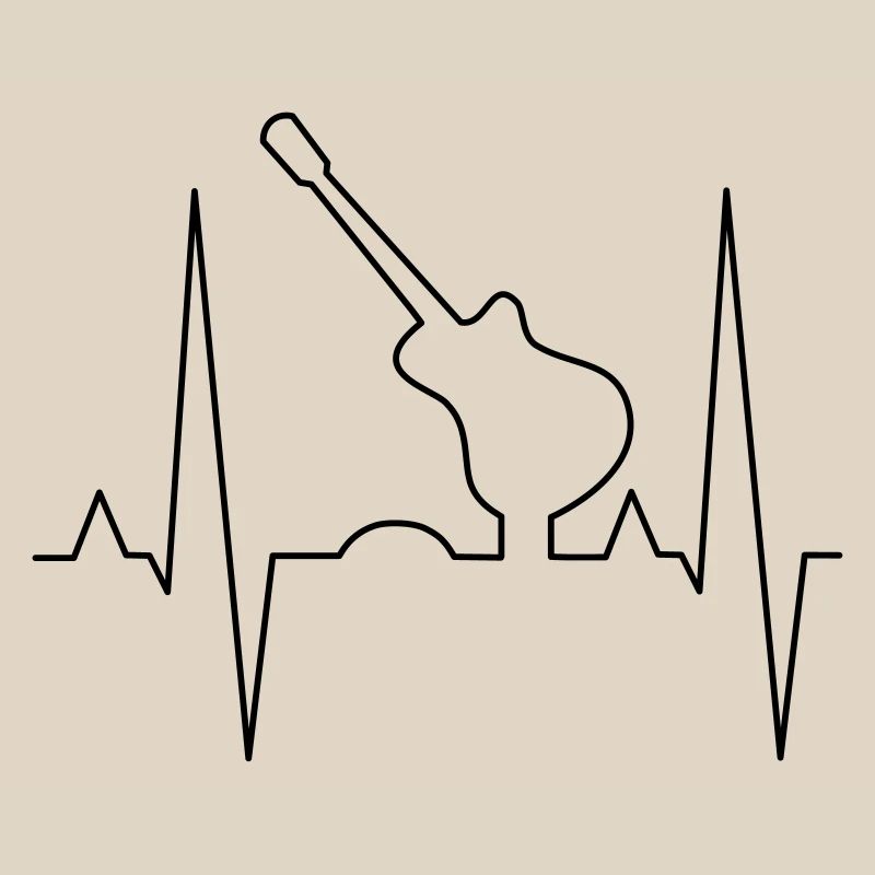 Conception d’impression de guitare