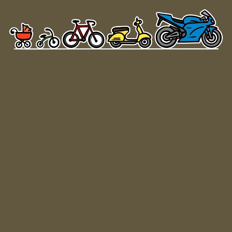 Biker Evolution Motorrad Entwicklung Fortschritt