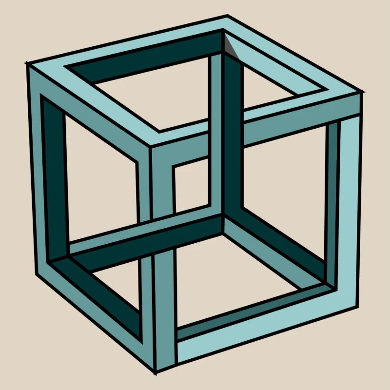 Escher Impossible Cube
