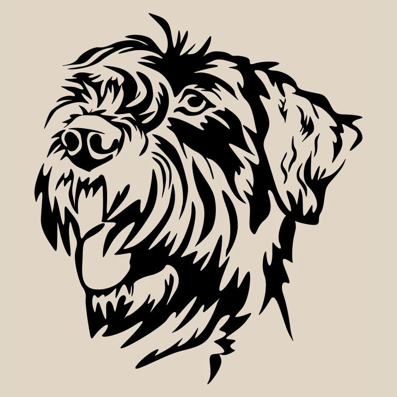 Giant Schnauzer head