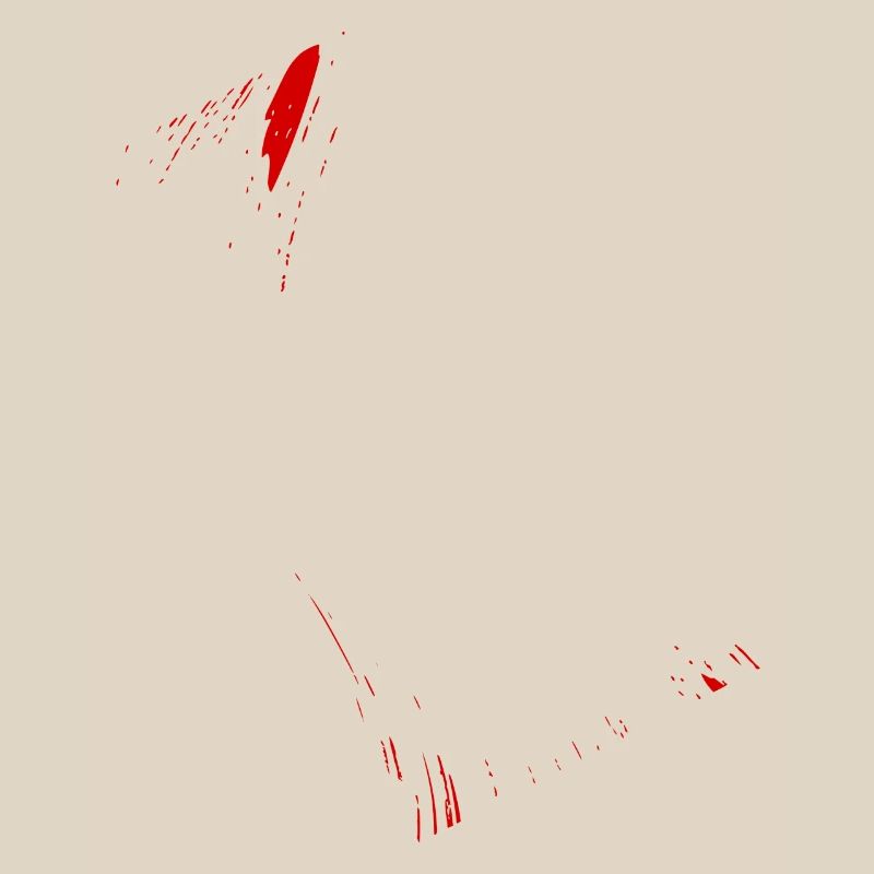 Abstract Spots / Line / Red / Pattern / Nature