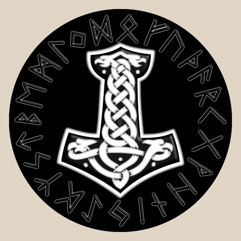 Mjölnir Celtic Runic Knot