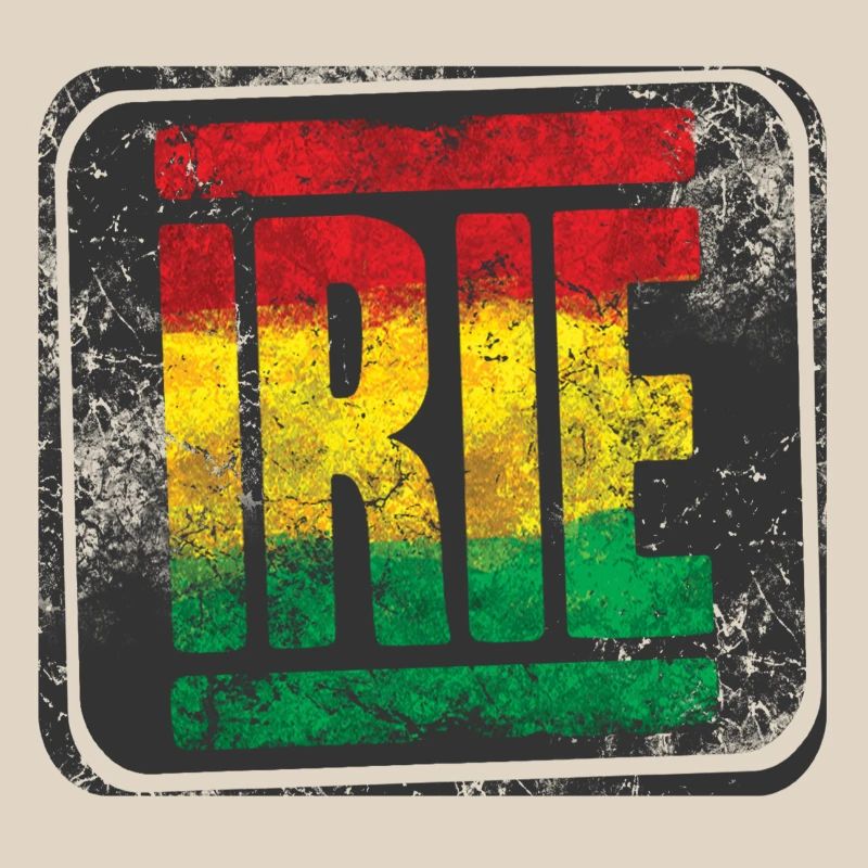 Authentic Rasta design with gradient