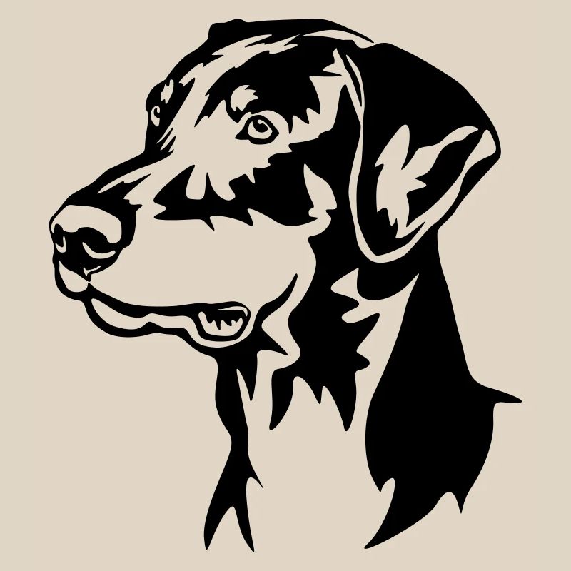 Doberman Head