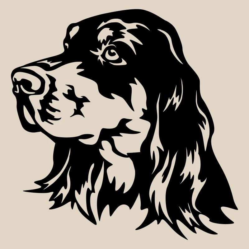 Gordon Setter Head