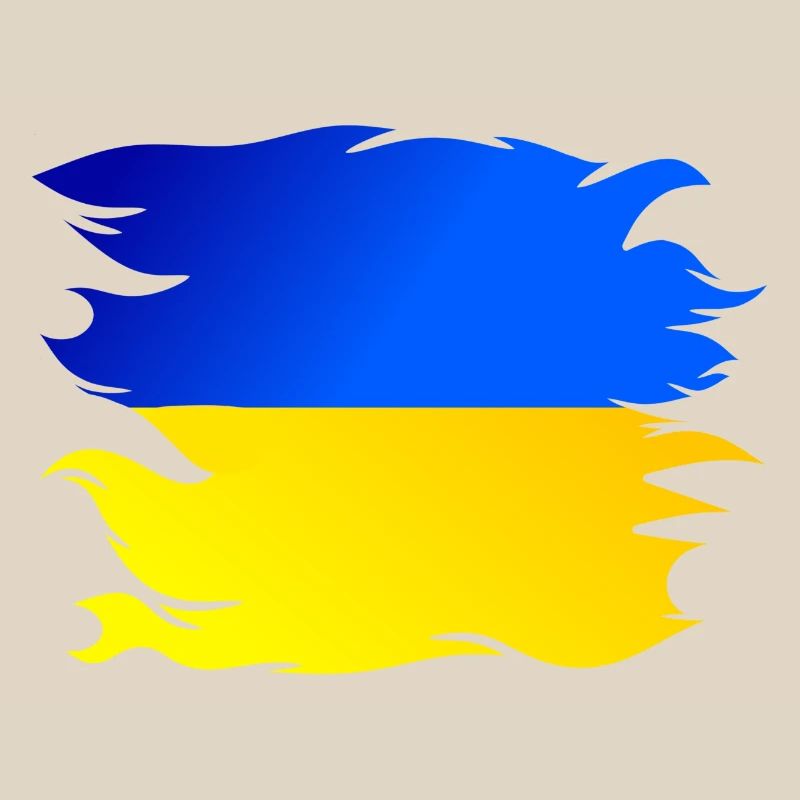 Drapeau de l’Ukraine Drapeau
