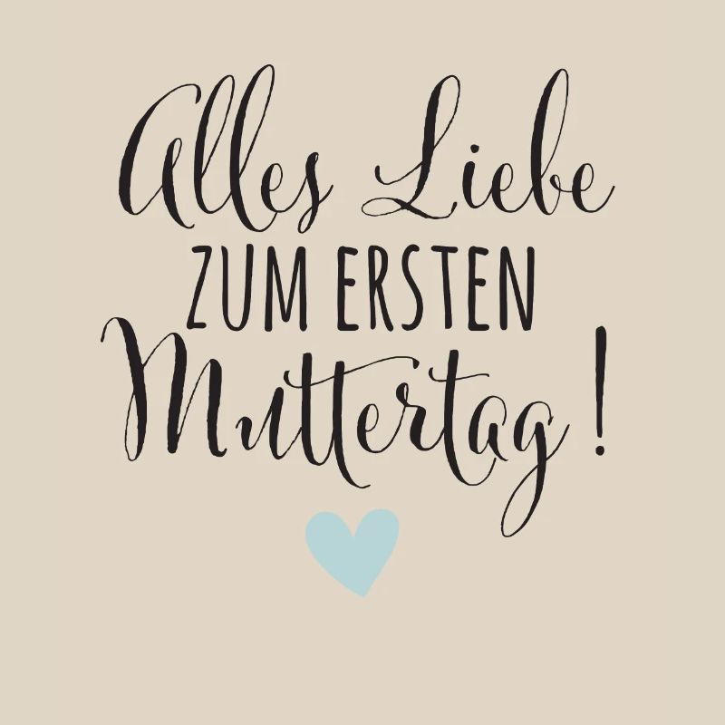 1. Muttertag Mama Mutter Baby Geschenk Babysprüche