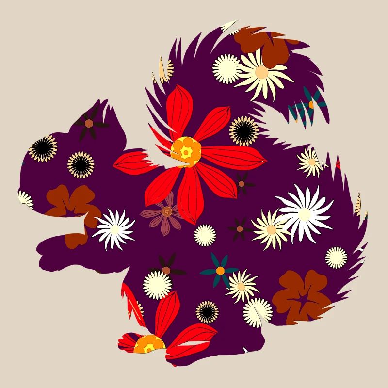 Herbstoutfit freizeit, eichhörnchchen design