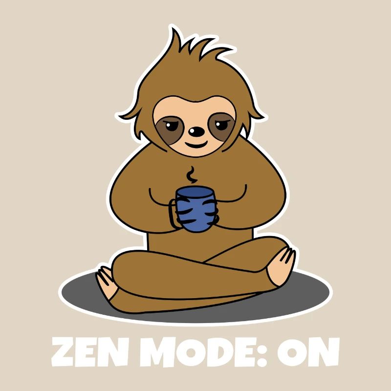 Coffee Drinker Sloth Coffee Cup Coffee Saying