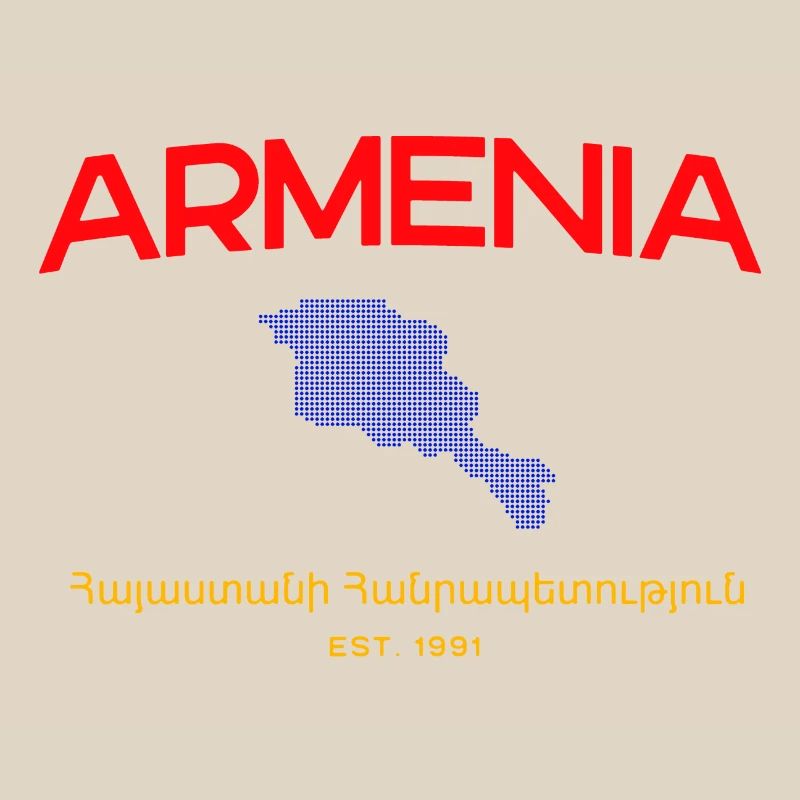 Armenia Map Script Emblem