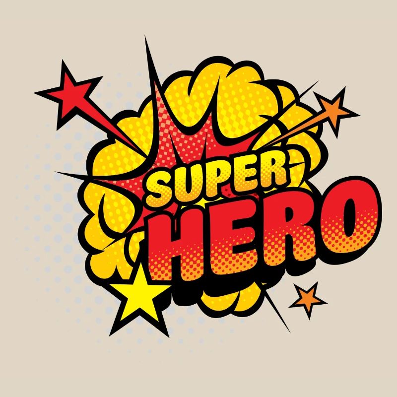 Superhelden Comic Explosion