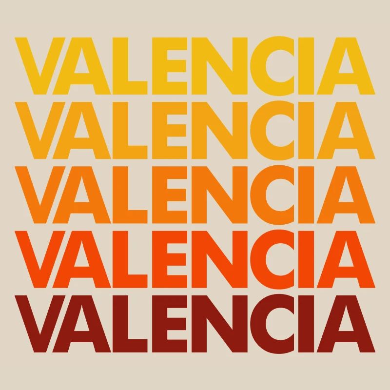 Valencia Gradient Font Stack